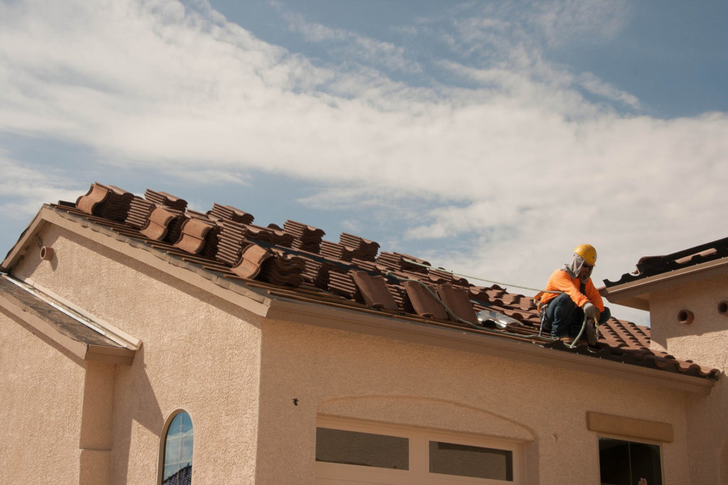 Roof restoration project