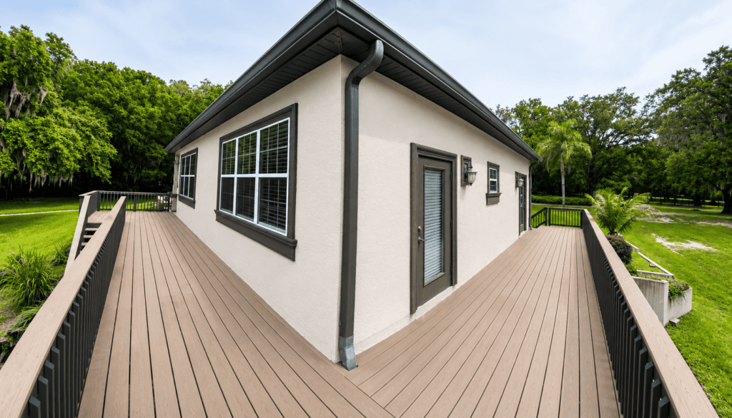 Roach corner deck painted stained1